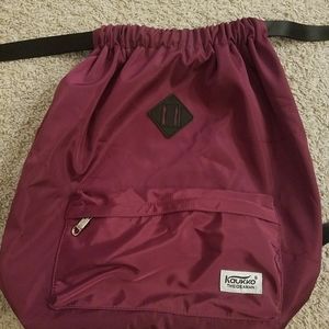 KAUKKO Drawstring Sports Backpack Gym Yoga